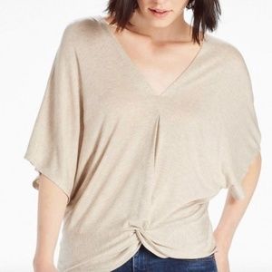 Lucky Brand Twist Front Blouse